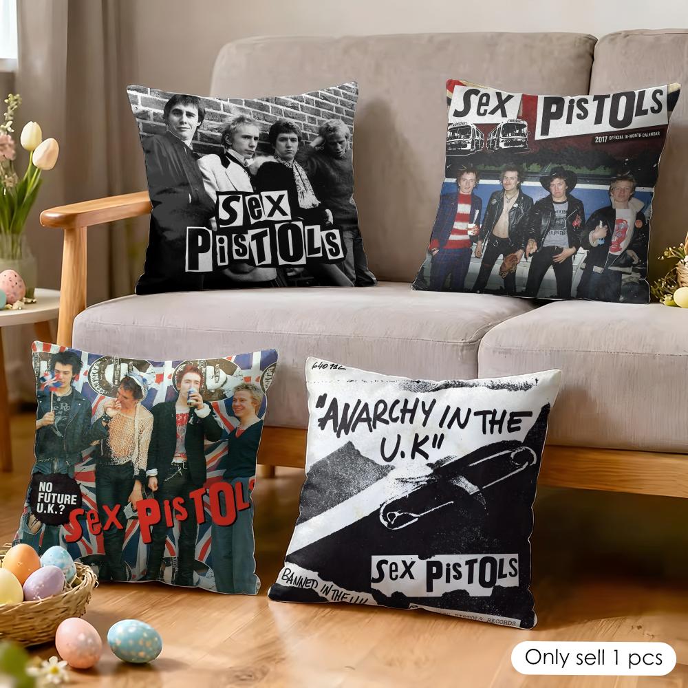 Sofas - Fodera per cuscino Sex P-Pistols Rock