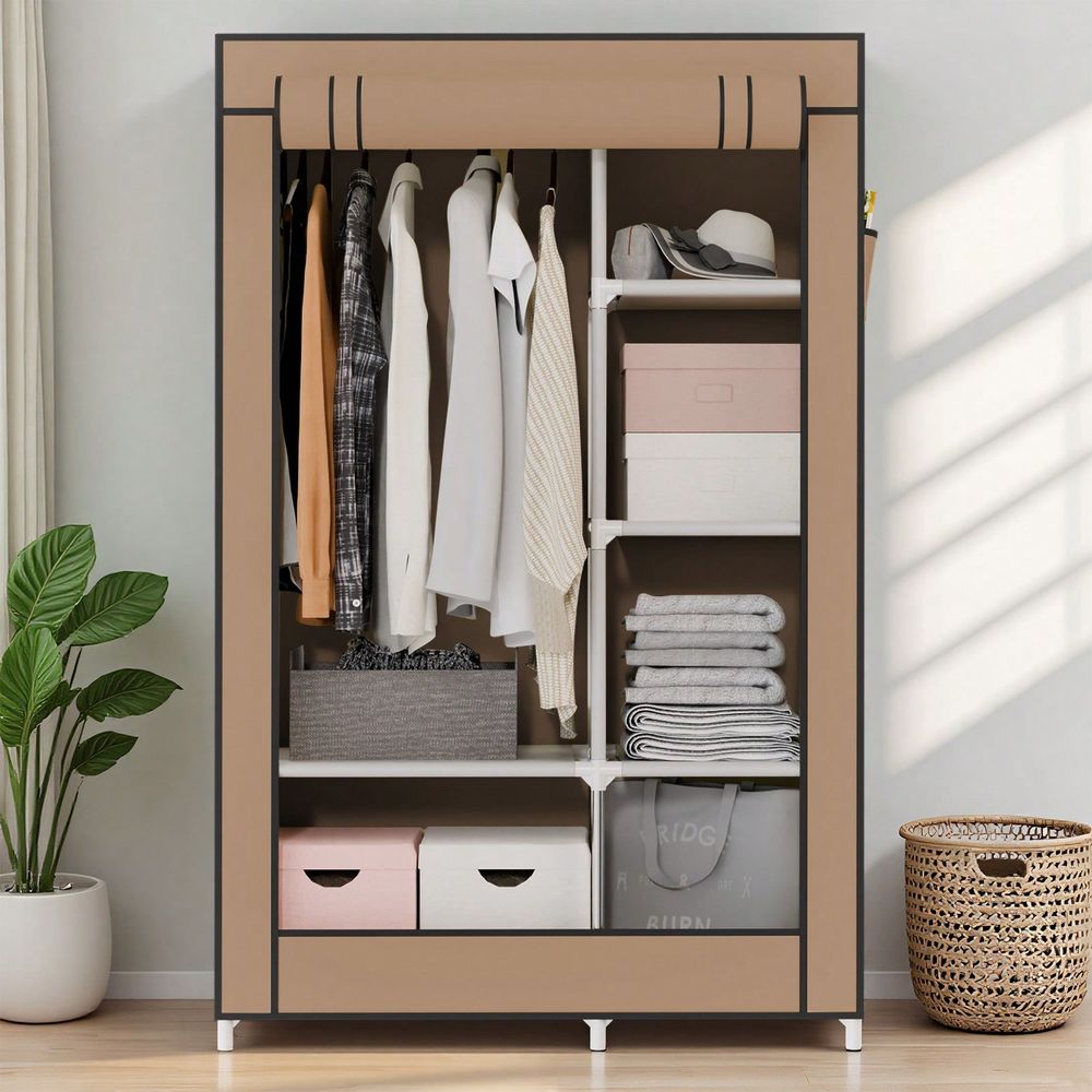 Wardrobe Closet Portable Fabric Cover - Armadio per appendere vestiti, guardaroba portatile