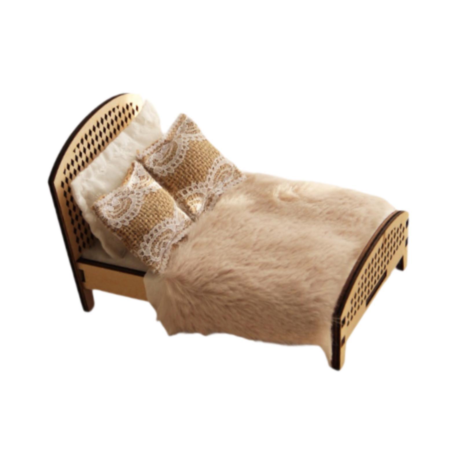 Bedroom Furniture - Letto matrimoniale in miniatura per casa