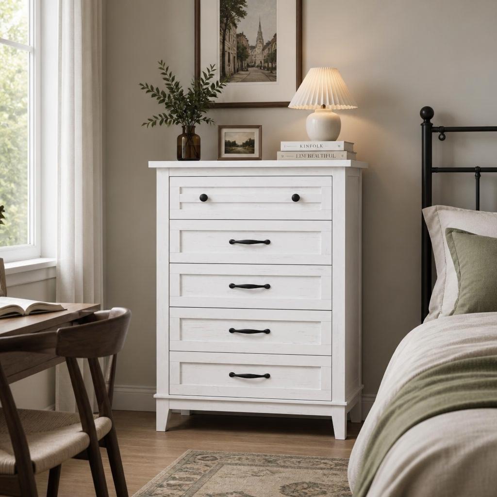 Comò verticale alto con 5 cass - Bedroom Furniture recensione e prezzo