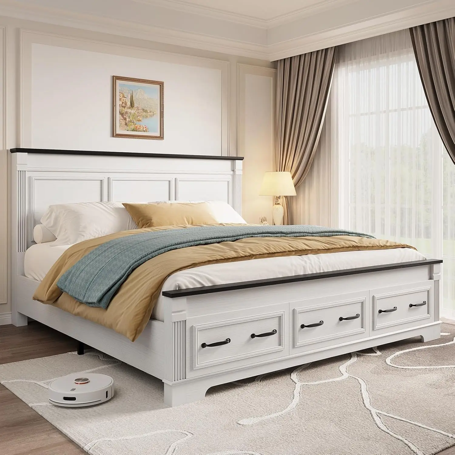 Struttura letto matrimoniale i - King Size Bed Frame With Storage Drawers recensione e prezzo