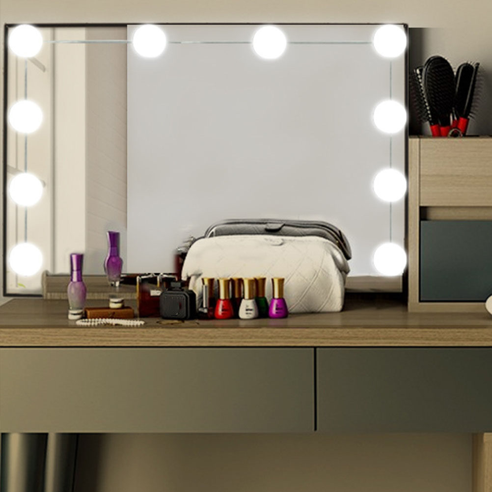 1 set di specchio da trucco co - Dressing Table Vanity With Lighted Mirror recensione e prezzo