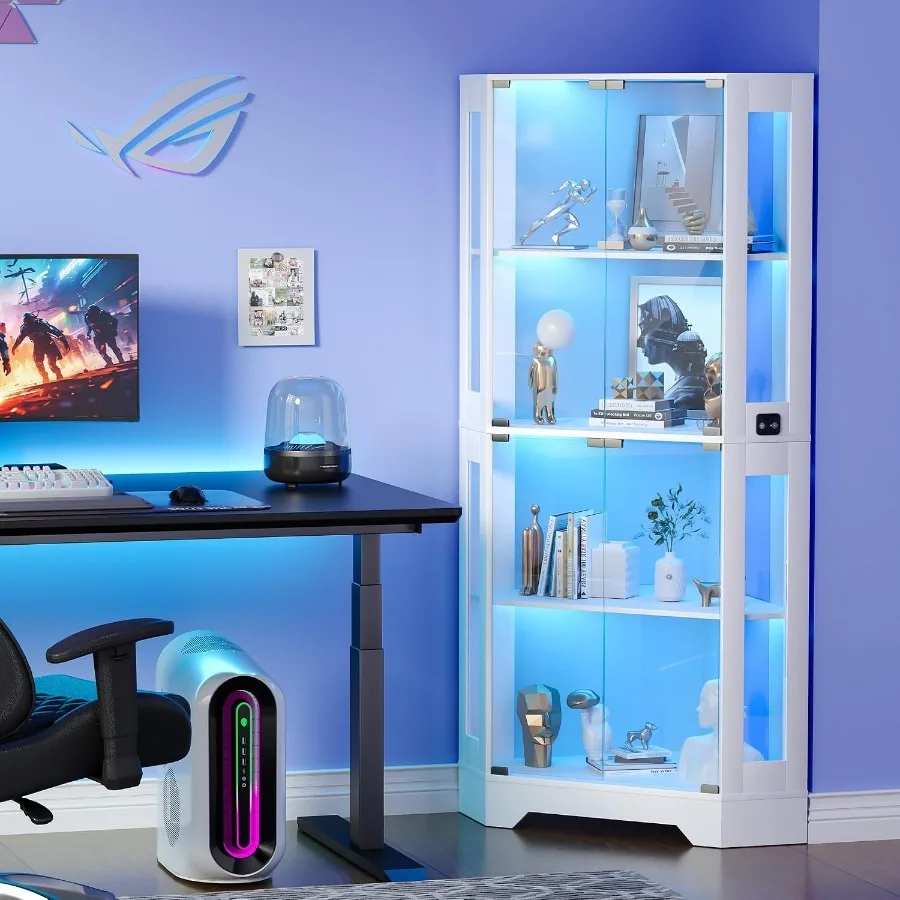 Vetrina angolare bianca da col - Storage recensione e prezzo