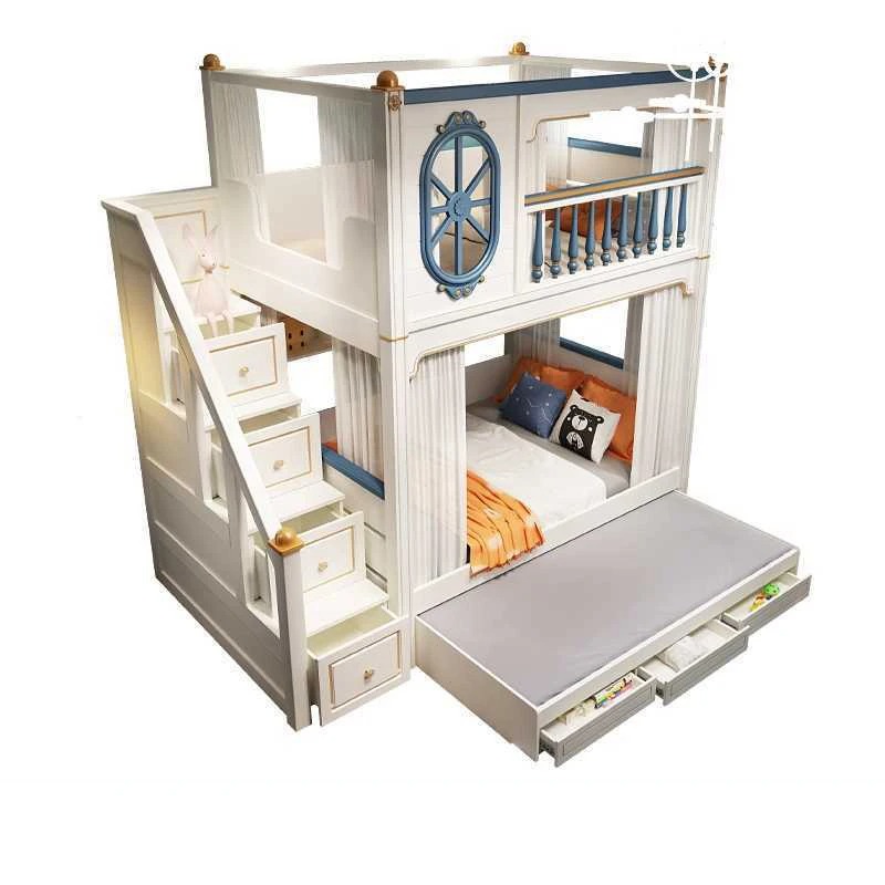 -Per mobili da camera da letto - Bunk Bed With Stairs And Slide recensione e prezzo