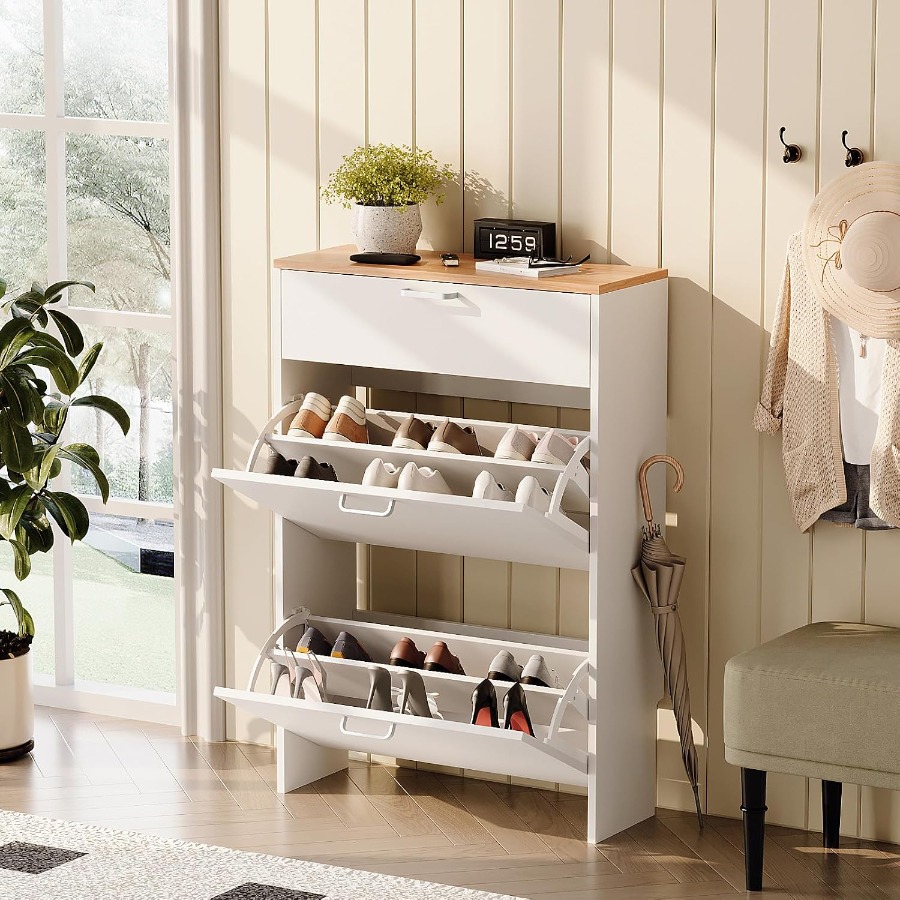 Mobiletto porta scarpe per l’i - Shoe Rack Cabinet Narrow Entryway recensione e prezzo