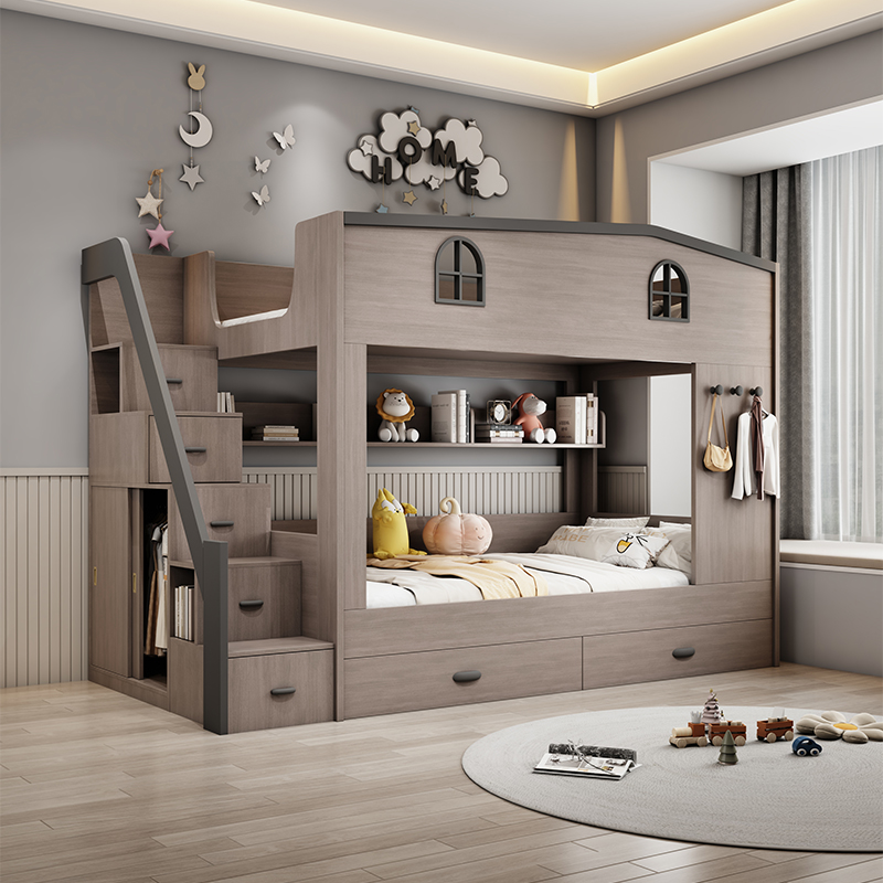 Letti per bambini nordici a du - Bunk Bed With Stairs And Slide recensione e prezzo