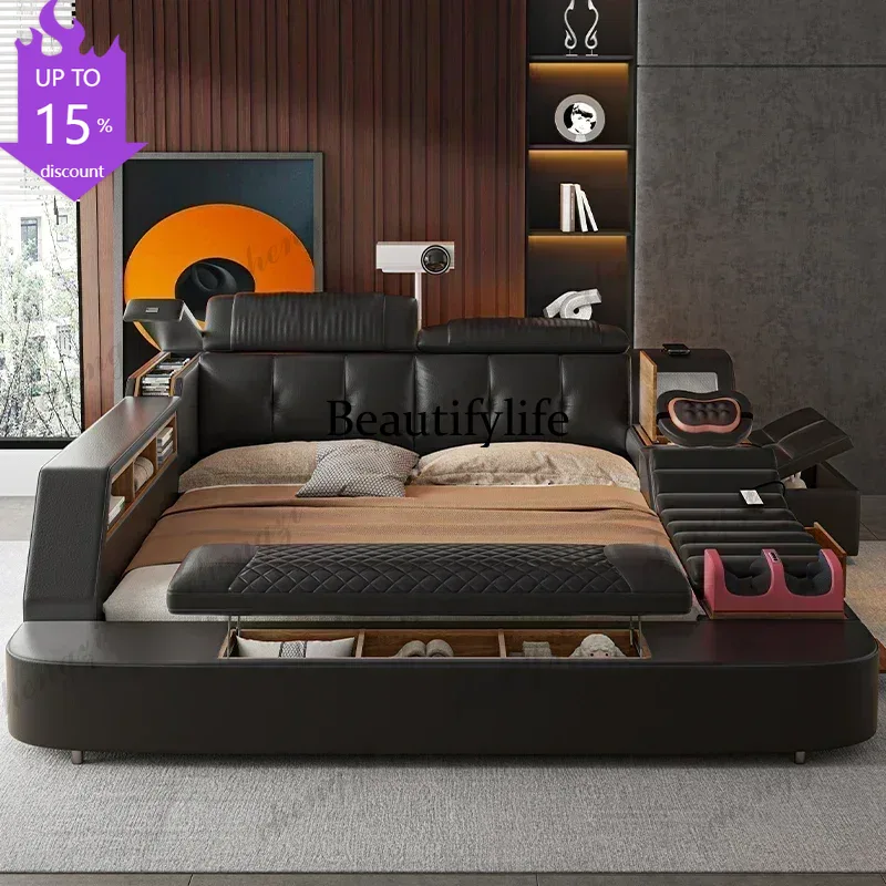 Letto matrimoniale king size A - King Size Bed Frame With Storage Drawers recensione e prezzo