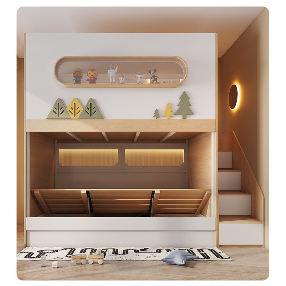 Letto a castello a forma di ca - Bunk Bed With Stairs And Slide recensione e prezzo