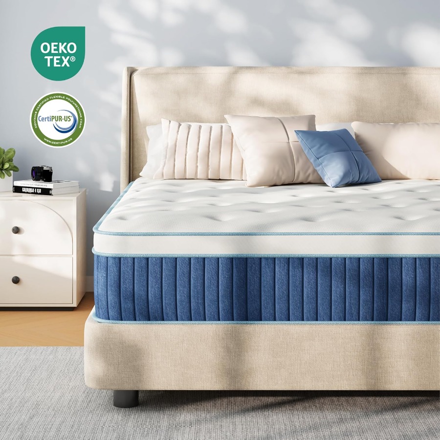 Materasso ibrido da 12 pollici - Memory Foam Mattress In A Box Queen recensione e prezzo